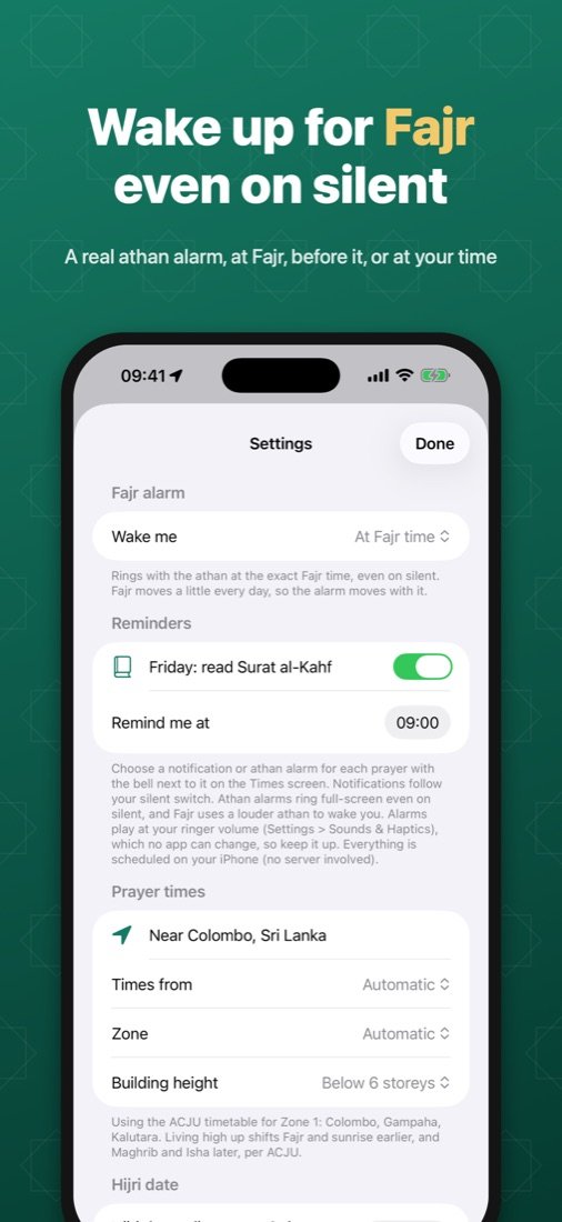 Fajr athan alarm